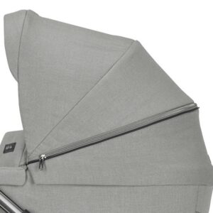 Revestimiento Capota Desenfundable Capazo Aptica Satin Grey - Imagen 1