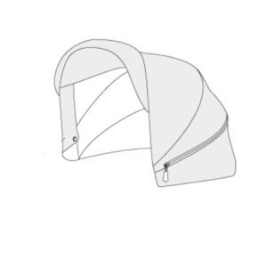 Revestimiento Capota Capazo APTICA RESORT BLUE - Imagen 1