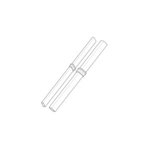 Conjunto de punhos telescópicos Inglesina Aptica Negro-Litio